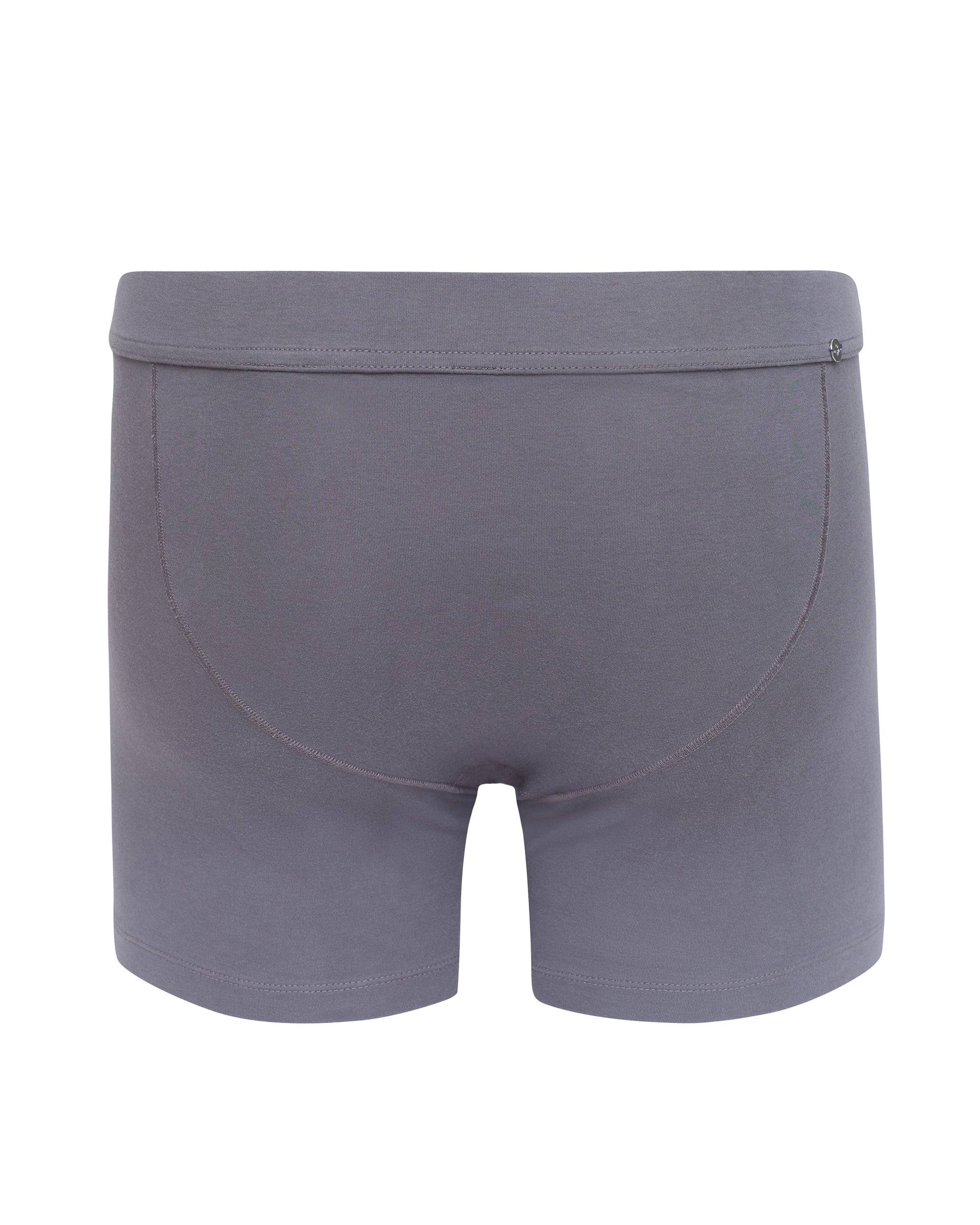 Shale | EDN Genesis men's boxer briefs rear view product, organic cotton