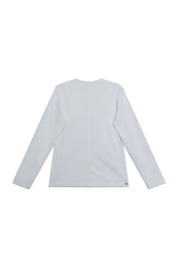 Alabaster | EDN Genesis mens long sleeve product rear view, organic cotton