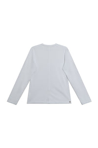 Alabaster | EDN Genesis mens long sleeve product rear view, organic cotton