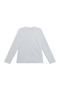 Alabaster | EDN Genesis mens long sleeve product front view, organic cotton