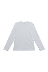 Alabaster | EDN Genesis mens long sleeve product front view, organic cotton