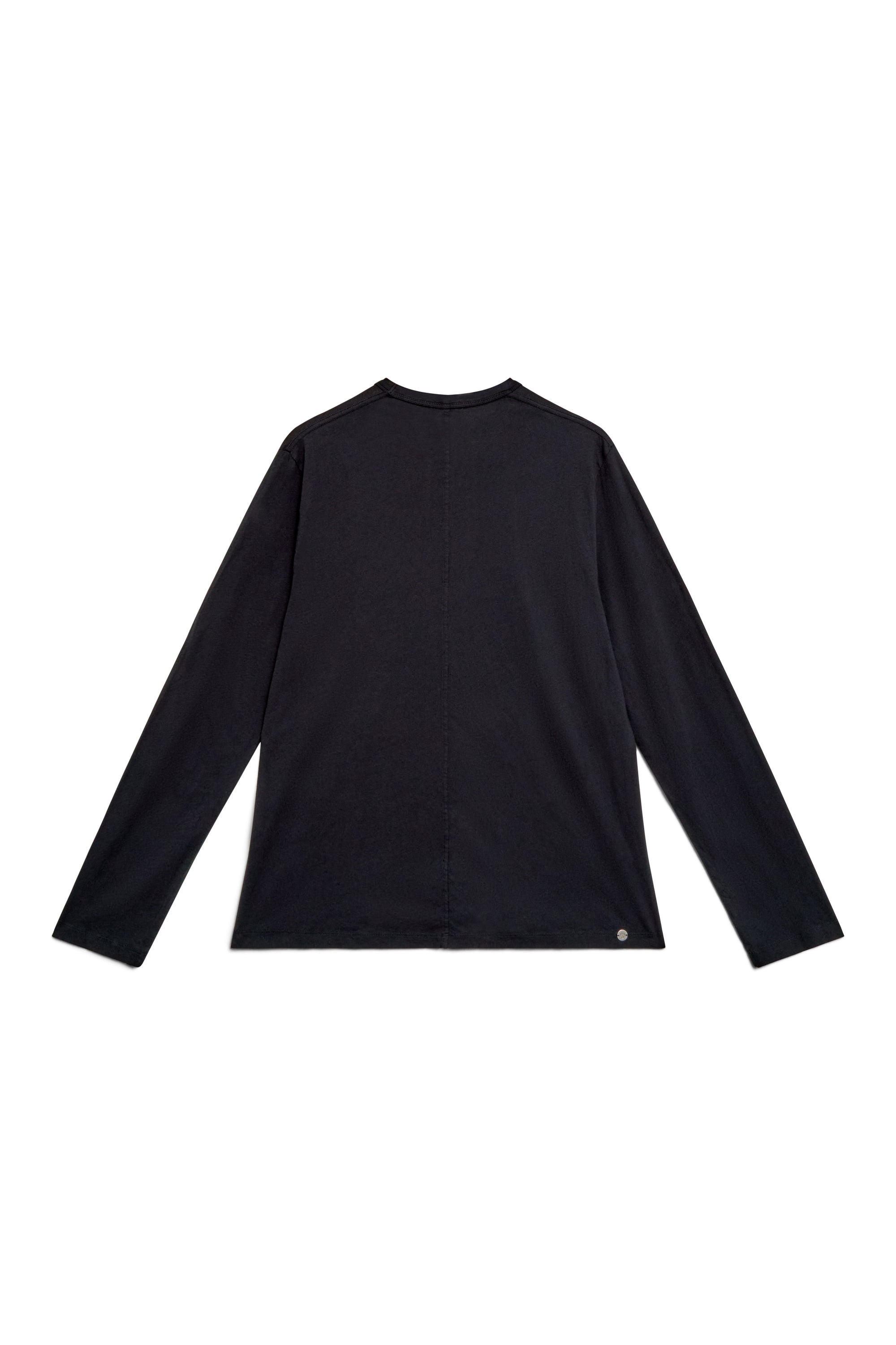 Cinder | EDN Genesis mens long sleeve product rear view, organic cotton