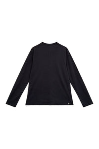 Cinder | EDN Genesis mens long sleeve product rear view, organic cotton