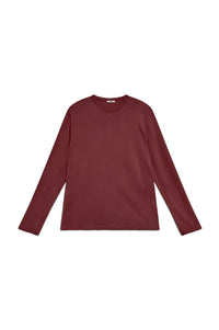 Clay | EDN Genesis mens long sleeve product front view, organic cotton