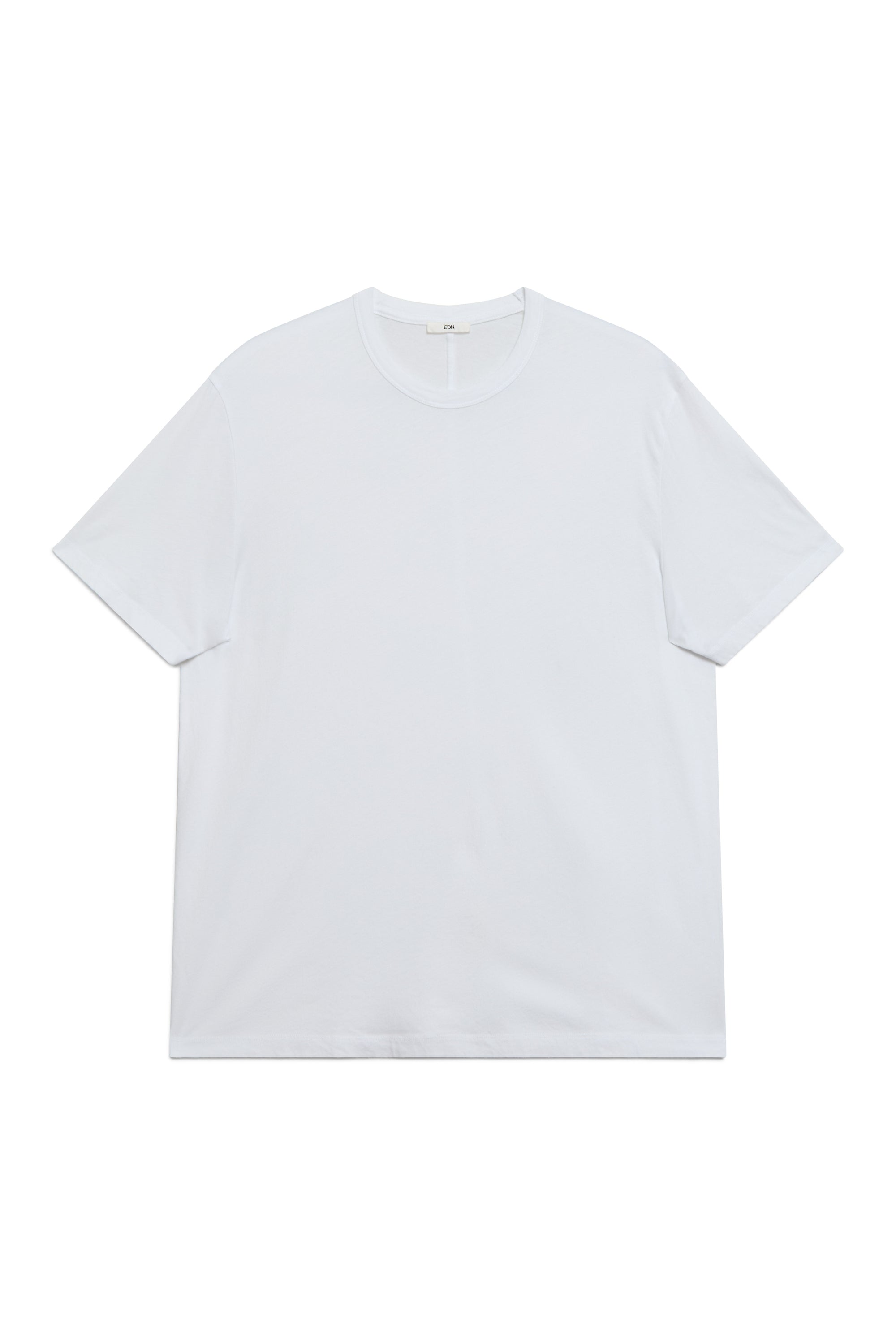 Alabaster | EDN Genesis mens t-shirt product front view, organic cotton