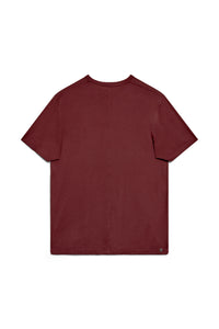 Clay | EDN Genesis mens t-shirt product rear view, organic cotton