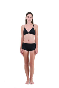 Cinder | EDN Genesis womens thong on-body front view, organic cotton