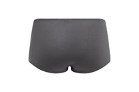 Shale | EDN Genesis womens thong product rear view, organic cotton