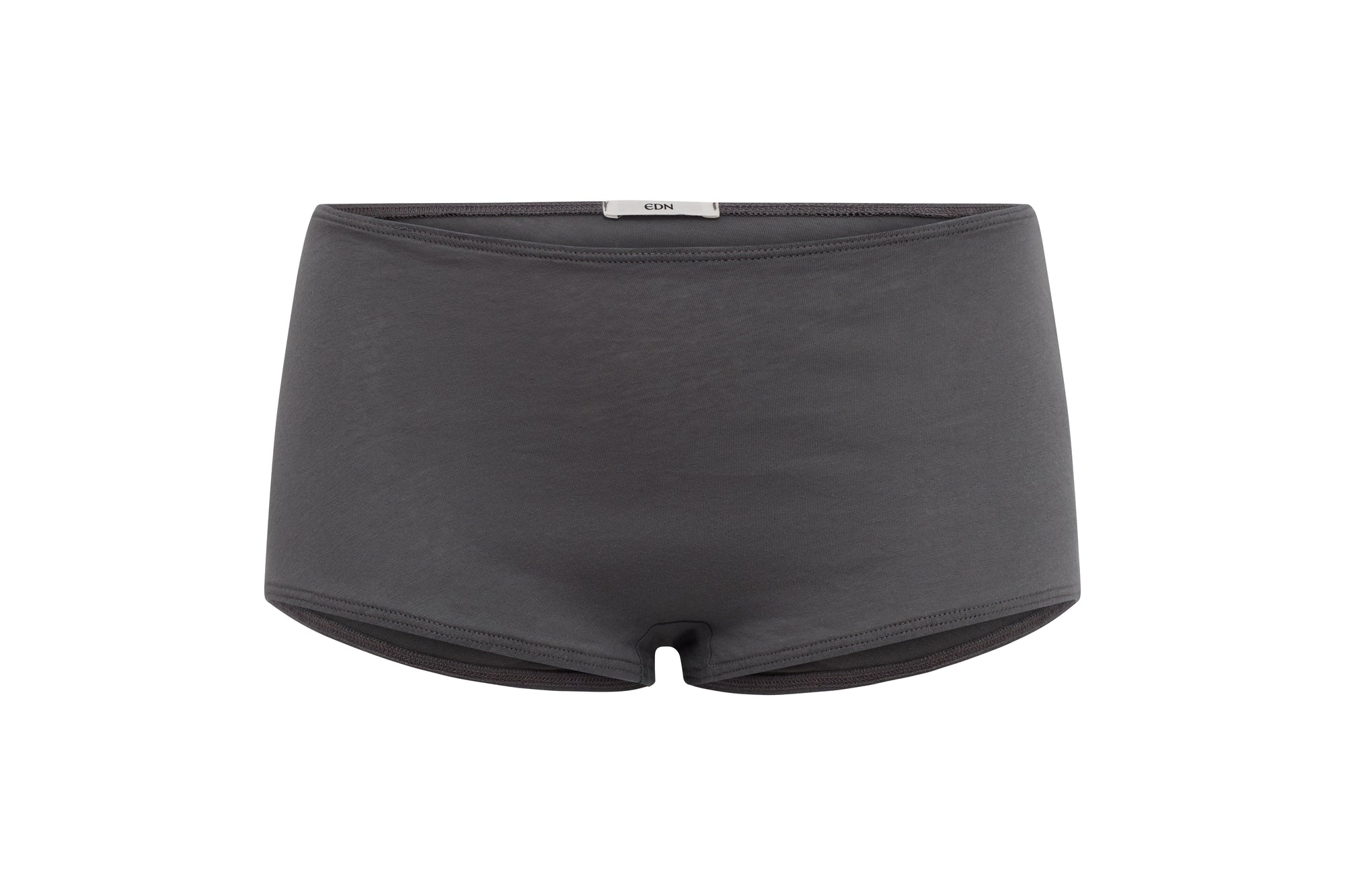 Shale | EDN Genesis womens thong product front view, organic cotton
