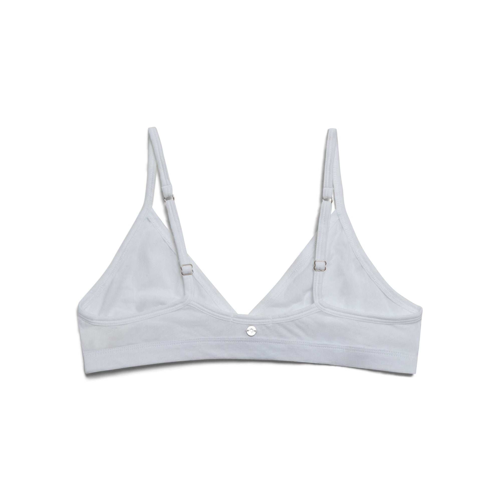 Alabaster | EDN Genesis womens bralette rear view product, organic cotton