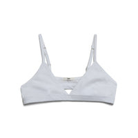 Alabaster | EDN Genesis womens bralette front view product, organic cotton