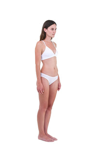 Alabaster | EDN Genesis womens brief on-body side view, organic cotton