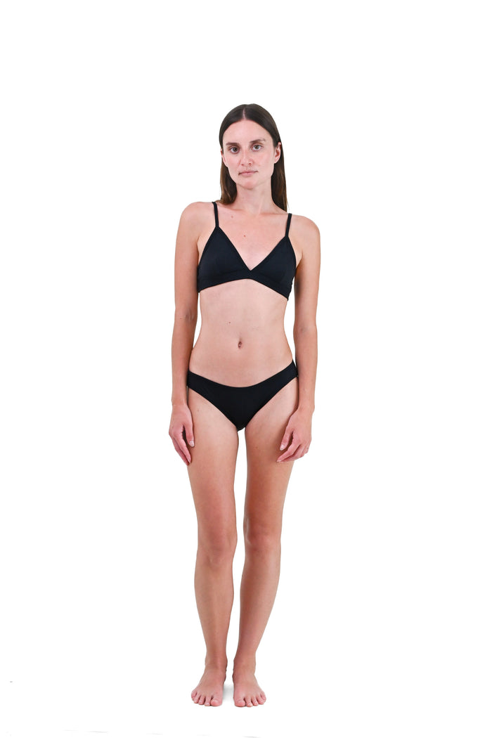 Cinder | EDN Genesis womens brief on-body front view, organic cotton