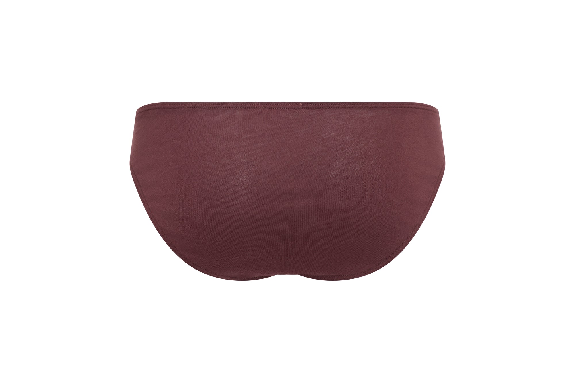 Clay | EDN Genesis womens brief product rear view, organic cotton