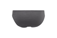 Shale | EDN Genesis womens brief product rear view, organic cotton