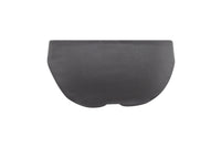 Shale | EDN Genesis womens brief product rear view, organic cotton
