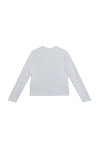 Alabaster | EDN Genesis womens long sleeve product rear view, organic cotton