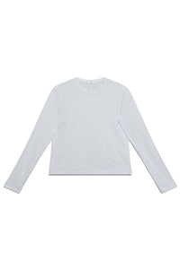 Alabaster | EDN Genesis womens long sleeve product front view, organic cotton
