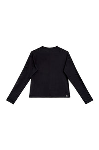 Cinder | EDN Genesis womens long sleeve product rear view, organic cotton