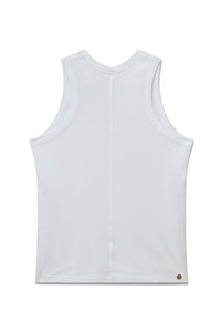Alabaster | EDN Genesis womens tank product rear view, organic cotton