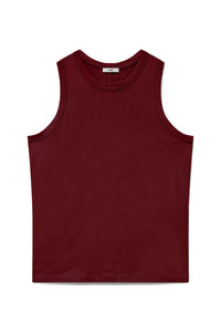 Clay | EDN Genesis womens tank product front view, organic cotton