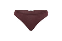 Clay | EDN Genesis womens thong product front view, organic cotton