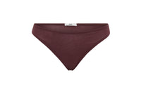 Clay | EDN Genesis womens thong product front view, organic cotton