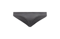 Shale | EDN Genesis womens thong product rear view, organic cotton