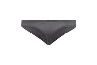 Shale | EDN Genesis womens thong product rear view, organic cotton