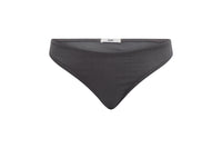 Shale | EDN Genesis womens thong product front view, organic cotton