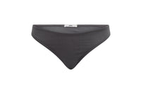 Shale | EDN Genesis womens thong product front view, organic cotton